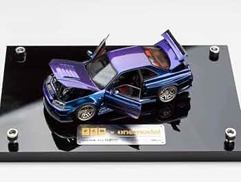 1/43  GTR R34  ミニカー Fast & Furious GT-R (R34) No. 43 [Encyclopedia Volume] (with